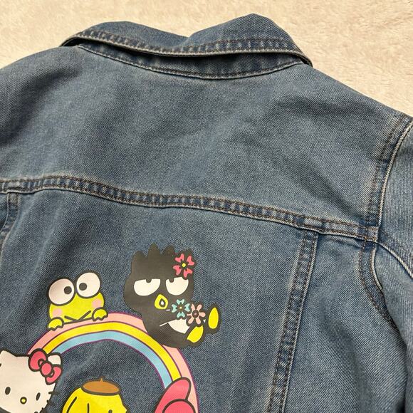 Hello Kitty Jean Jacket sz L (10-12) Denim Jacket - Picture 2 of 7